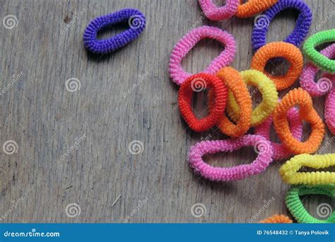 Colored Rubber Bands for Hair Braiding Stock Photo - Image of hair, family: 76548432