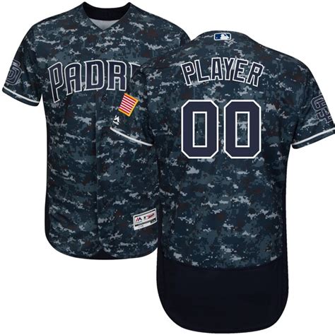 Men's San Diego Padres Majestic Navy/Camo Alternate Flex Base Authentic ...