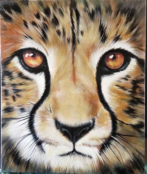 Cheetah Painting by Isabelle Gauthier - Fine Art America