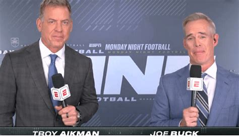 NFL Fans Were Weirded Out By Joe Buck And Troy Aikman Calling Monday ...