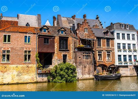 Architecture of Ghent, Belgium Editorial Stock Photo - Image of castle, beautiful: 105923613