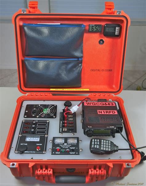 PORTABLE GO-KIT RADIO STATION | Ham radio equipment, Ham radio kits ...