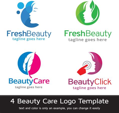 Beauty Care Logo Template 9099776 Vector Art at Vecteezy