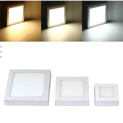 9W 15W 25W Square Dimmable Led Panel Light Surface Mounted Led ...