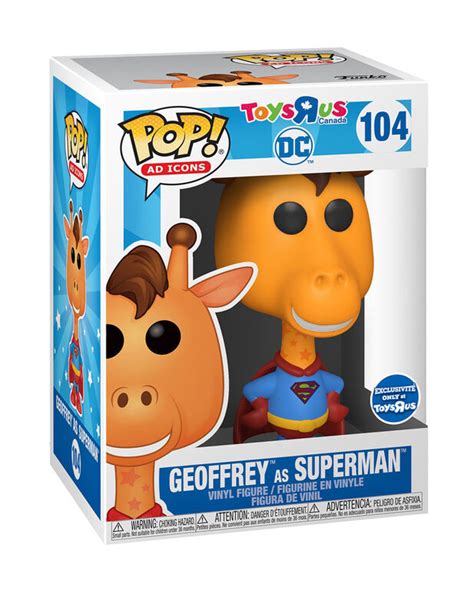 Toys 'R' Us Canadá anuncia el Funko Pop "Geoffrey como Superman"