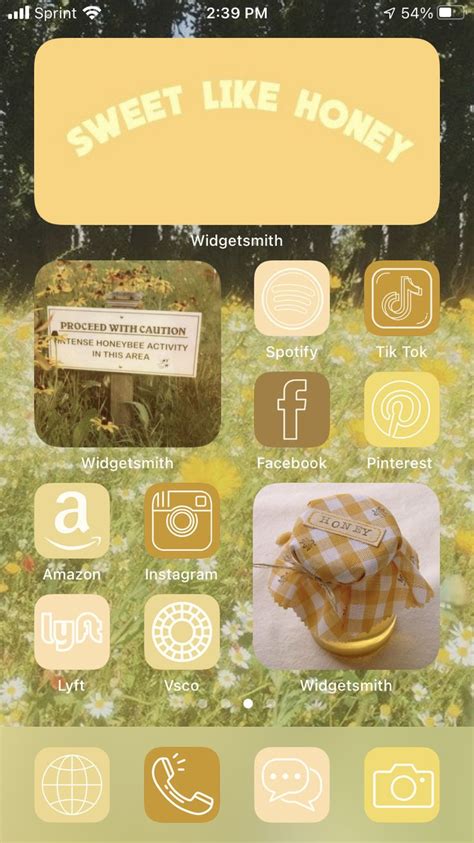 Mellow Yellow Aesthetic IOS 14 Icons Pack - Etsy | Iphone photo app ...