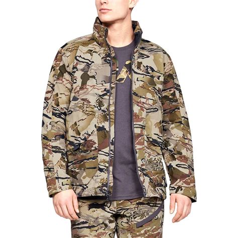 Under Armour Men's Grit Hunting Jacket - Ua Barren Camo Black