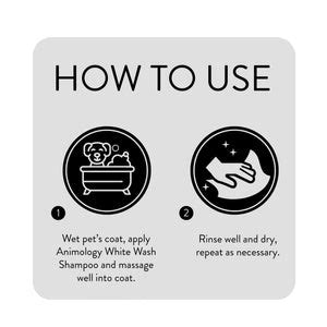 White Wash Dog Shampoo 250ml – Animology