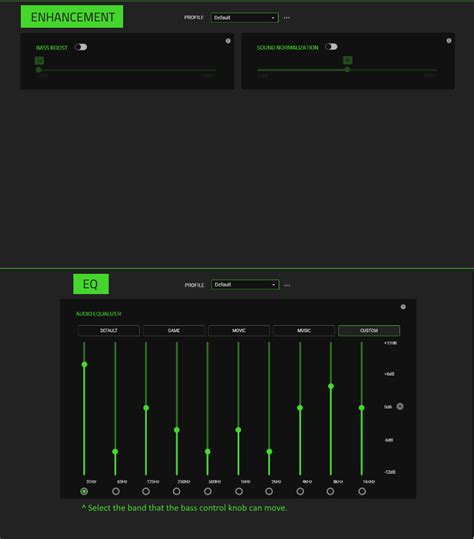 Razer Nommo Chroma EQ controls? | Razer Insider