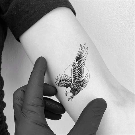 Eagle Temporary Tattoo-masculine Eagle Tattoo-native American - Etsy