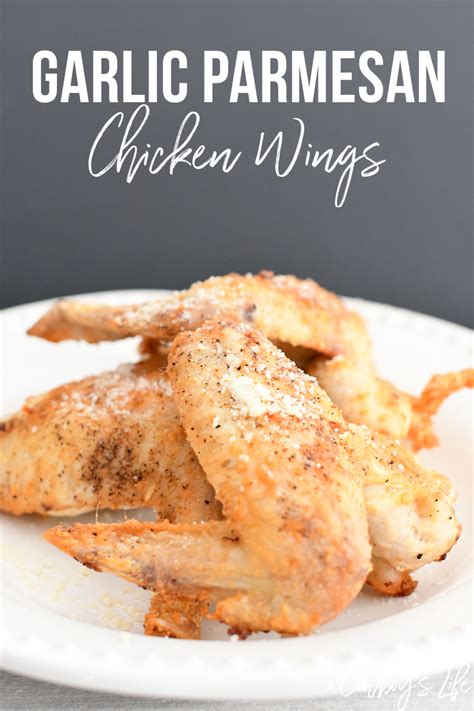 Air Fryer Garlic Parmesan Chicken Wings in 2020 | Chicken wing recipes ...