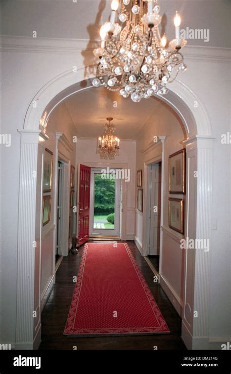 Foyer Hickory Hill McLean Virginia home of John F. Kennedy and Robert ...