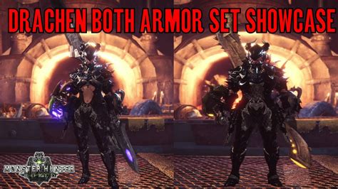 Monster Hunter: World - Drachen Both Armor Set Showcase (Behemoth ...