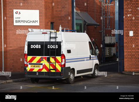 The scene at HMP Birmingham where a disturbance is under way. The ...