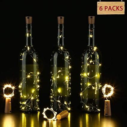 Botellas de vidrio con luces led Botellas de vidrio personalizadas ...