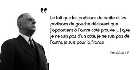 De Gaulle : « Le régime des partis, c'est la pagaille. » | Citation de gaulle, Citations ...