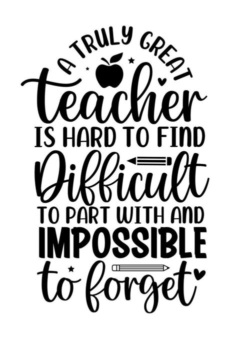 Teacher day quotes lettering school sayings typography back to school ...