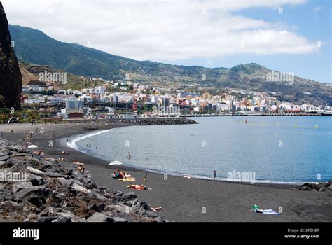 Beach of Santa Cruz de la Palma, La Palma, Canary Islands, Spain ...