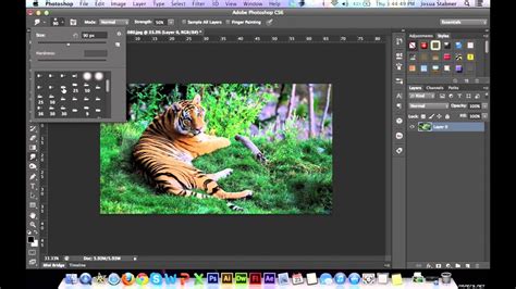 Photoshop 101 - How to use the Smudge Tool (Photoshop CS3-CS6) - YouTube