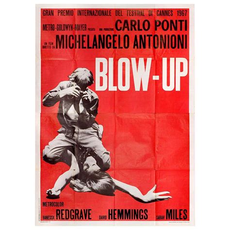 Blow-Up '1966' Poster For Sale at 1stDibs | blow up poster 1966, poster blow up