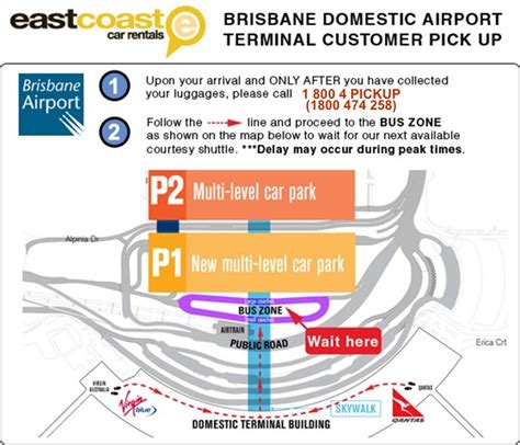 Brisbane Domestic Airport Map