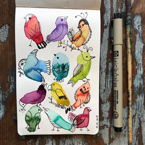 - #birdartprojects | Bird doodle, Bird illustration, Doodle art