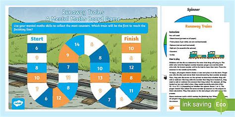 👉 Mental Maths Train Game | Primary Resources - Twinkl