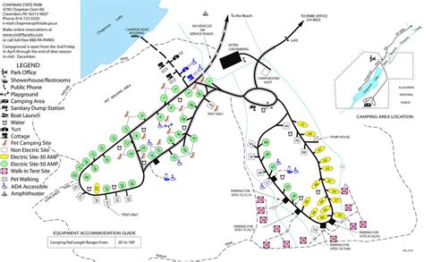 Chapman State Park Map