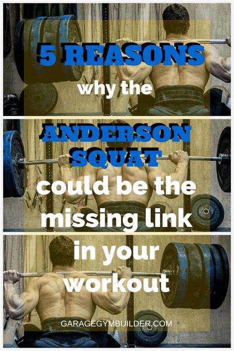 a man is doing the barbell squat with text that reads 5 reasons why the ...