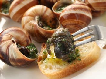 Escargot, raw snail dish from France ~ travell and culture