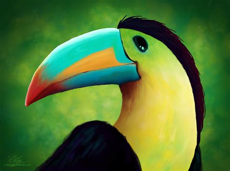 Profile of toucan by UszatyArbuz on DeviantArt