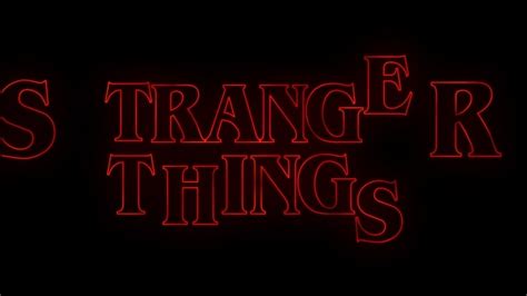 Stranger Things Title Intro sequence Remake || Adobe premiere pro - YouTube