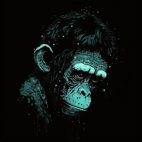 Sad Monkey Images Digital Art by Kailooma X TheDol - Pixels