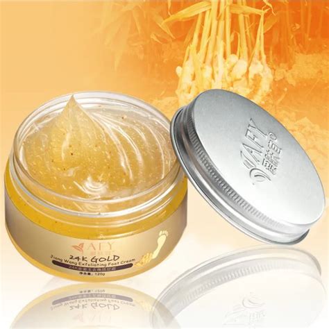 Exfoliating foot cream Remove beriberi and callosity feet whitening cream 24K Gold foot cream ...