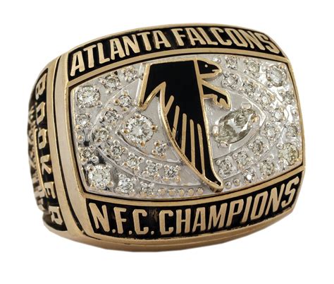 Lot Detail - Atlanta Falcons Super Bowl XXXIII NFC Championship Player Ring (Michael Booker)