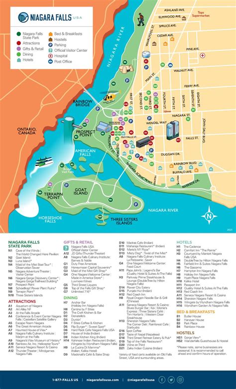 Downtown Niagara Falls Walking Map by Destination Niagara USA - Issuu