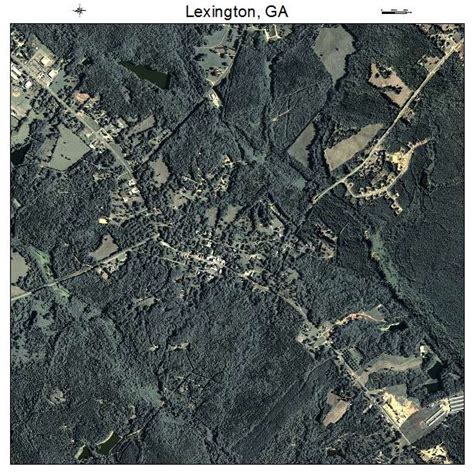 Aerial Photography Map of Lexington, GA Georgia