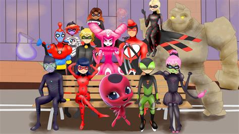 Download Miraculous Ladybug Hero Characters Wallpaper | Wallpapers.com