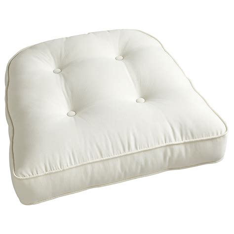 Tufted Large Contour Chair Cushion in Cabana Cream | Chair cushions ...