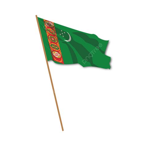 Flag Og Turkmenistan, Flag, Turkmenistan, Turkmenistan Flag PNG and Vector with Transparent ...