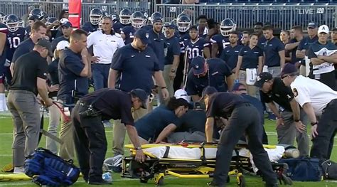 Aaron Robinson injury updates: UCF DB stretchered off vs. UConn ...