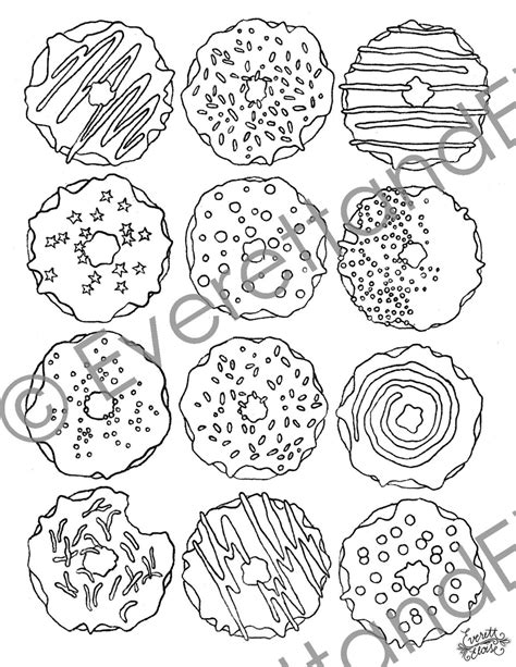 If You Give A Dog A Donut Coloring Pages Coloring Pages