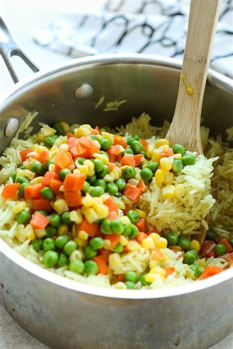 Easy Mixed Vegetable Rice - Joyous Apron