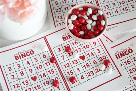 Free Printable Valentines Bingo Cards - The Idea Room