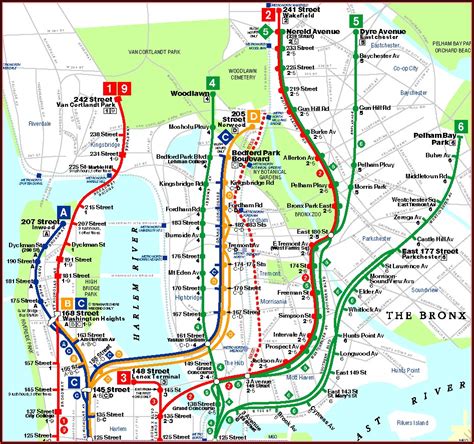 Nyc Bus Map Manhattan Bronx - map : Resume Examples #76YGkopYoL