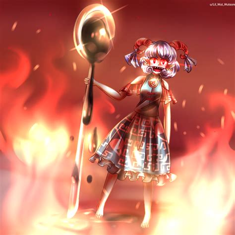 Oh god it's the comically large spoon : r/touhou