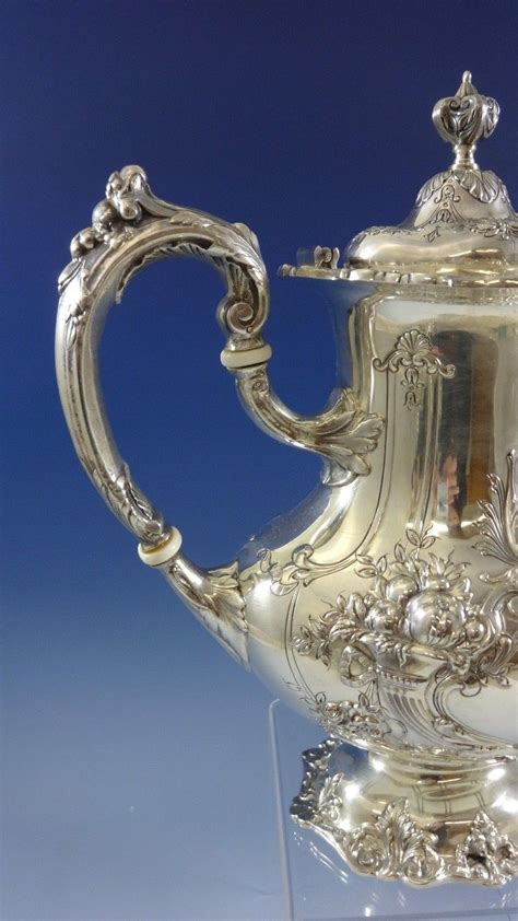 Francis I by Reed and Barton Sterling Silver Tea Set Coffee Pot Large, #0952 at 1stdibs