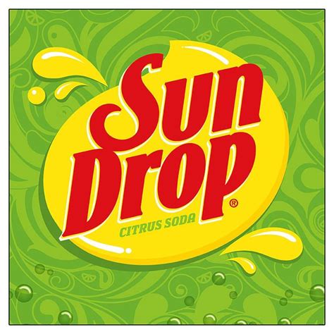 Sundrop Citrus Soda Pop Modern Logo 12 Square Heavy Duty USA Made Metal General Store ...