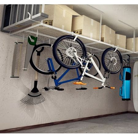 FLEXIMOUNTS 3x8 Heavy Duty Overhead Garage Adjustable Ceiling Storage ...