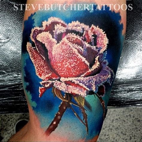 winter rose tattoo - Google Search | Tattoos, Frozen rose, Steve ...